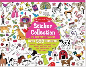 New Melissa & Doug Sticker Collection Book: Princesses, Tea Party, Animals, and More - 500  Stickers