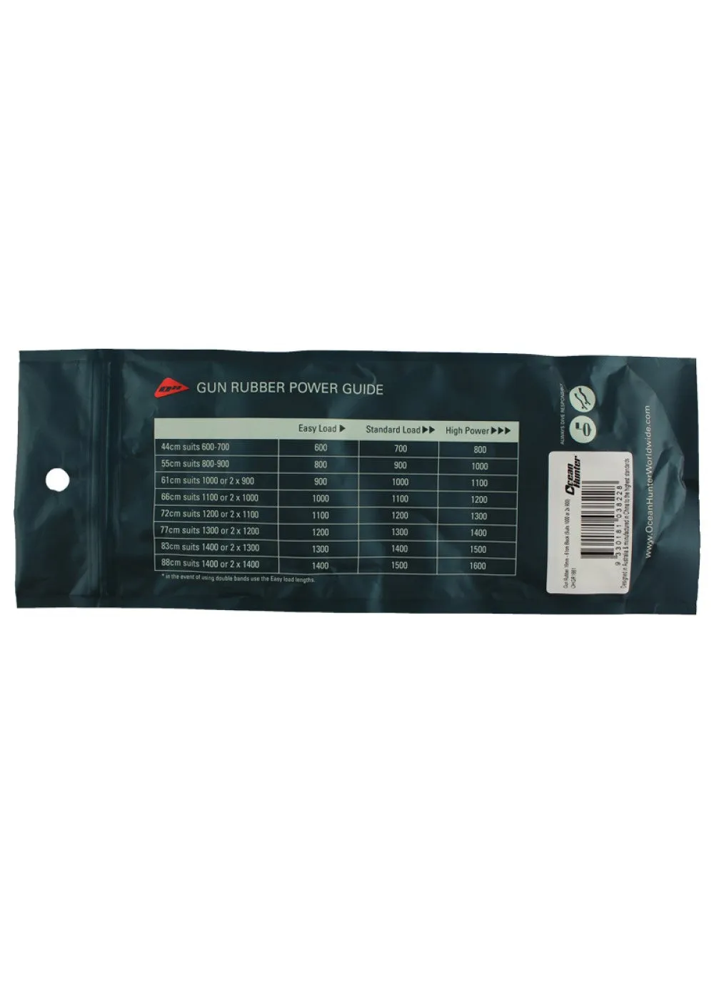 Ocean Hunter Gun Rubber 16mm (Suits 60cm -70cm)