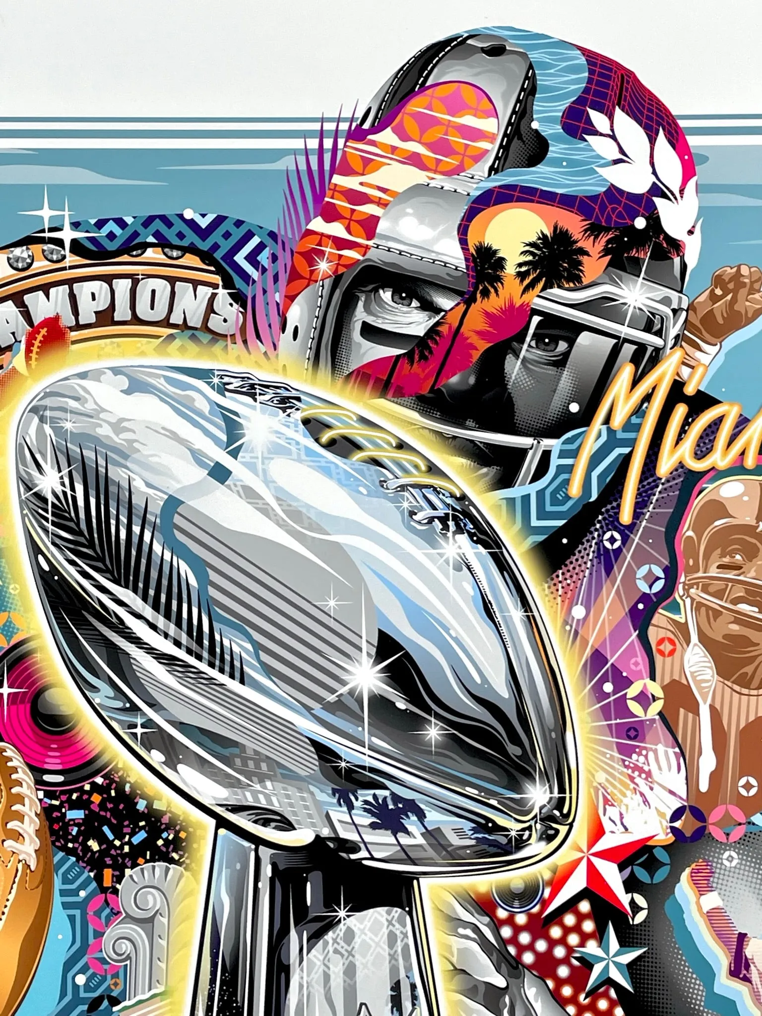 Official NFL Super Bowl LIV Artwork