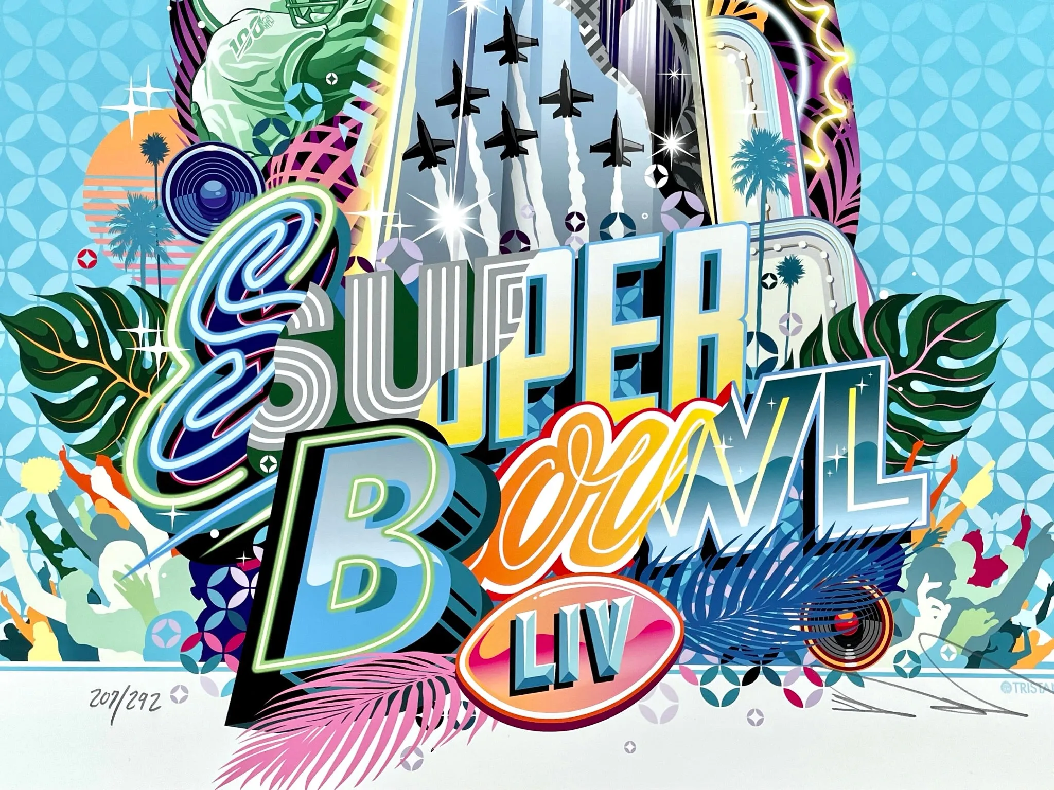 Official NFL Super Bowl LIV Artwork
