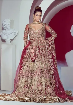 Pakistani Embroidered Bridal Lehnga for Wedding #N7002