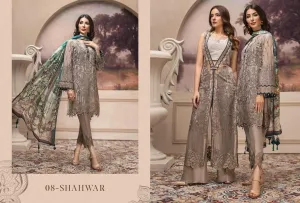 Pakistani Festive Wear Latest Gray with Multi Touch Chiffon 2019  # C1927
