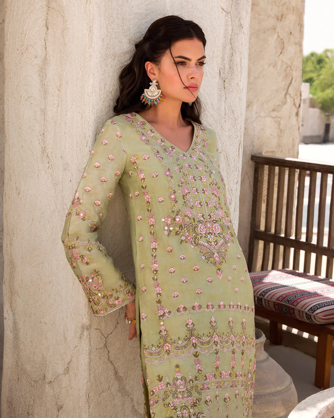 Pakistani Wedding Dress in Salwar Kameez Dupatta Style