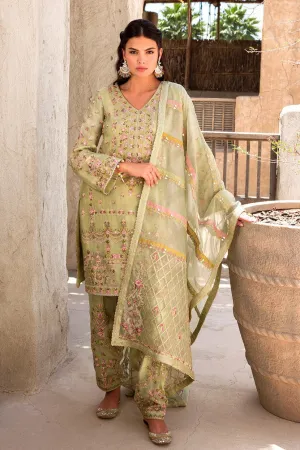 Pakistani Wedding Dress in Salwar Kameez Dupatta Style