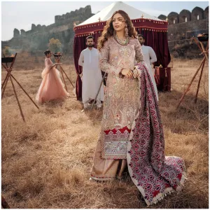 Pakistani Wedding Long Kameez with Sharara Dress #PS860