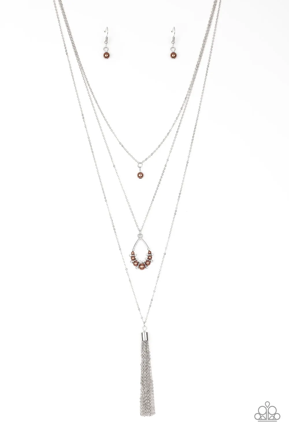 Paparazzi Accessories - Be Fancy - Brown Necklace