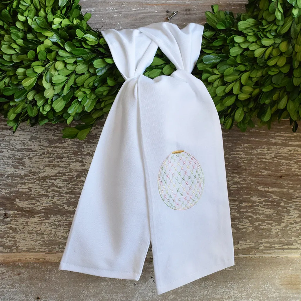 Pastel Egg Wreath Sash
