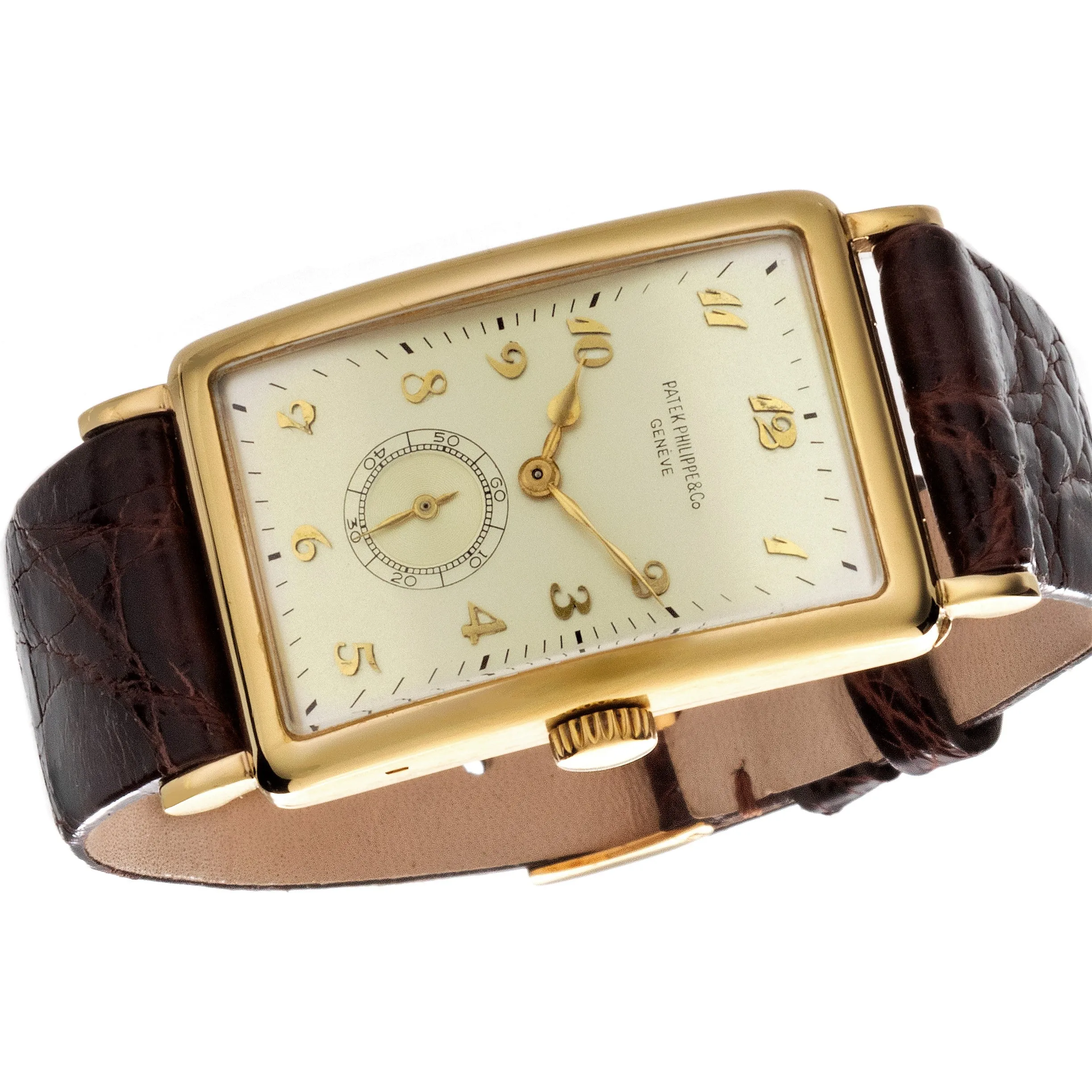 Patek Philippe 431J Vintage Art Deco Watch Breguet Dial Circa 1947, not polished