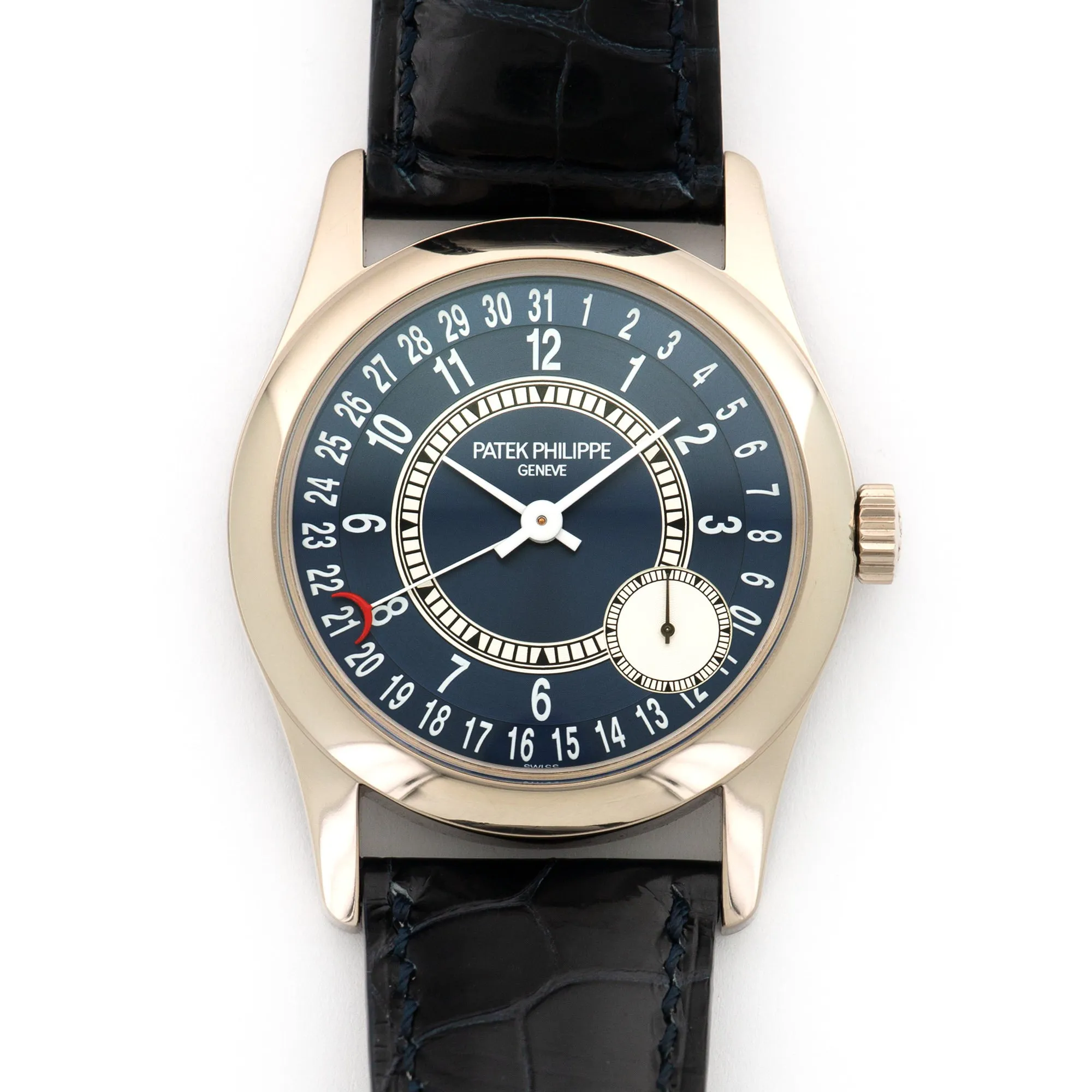 Patek Philippe White Gold Calatrava Automatic Watch Ref. 6000