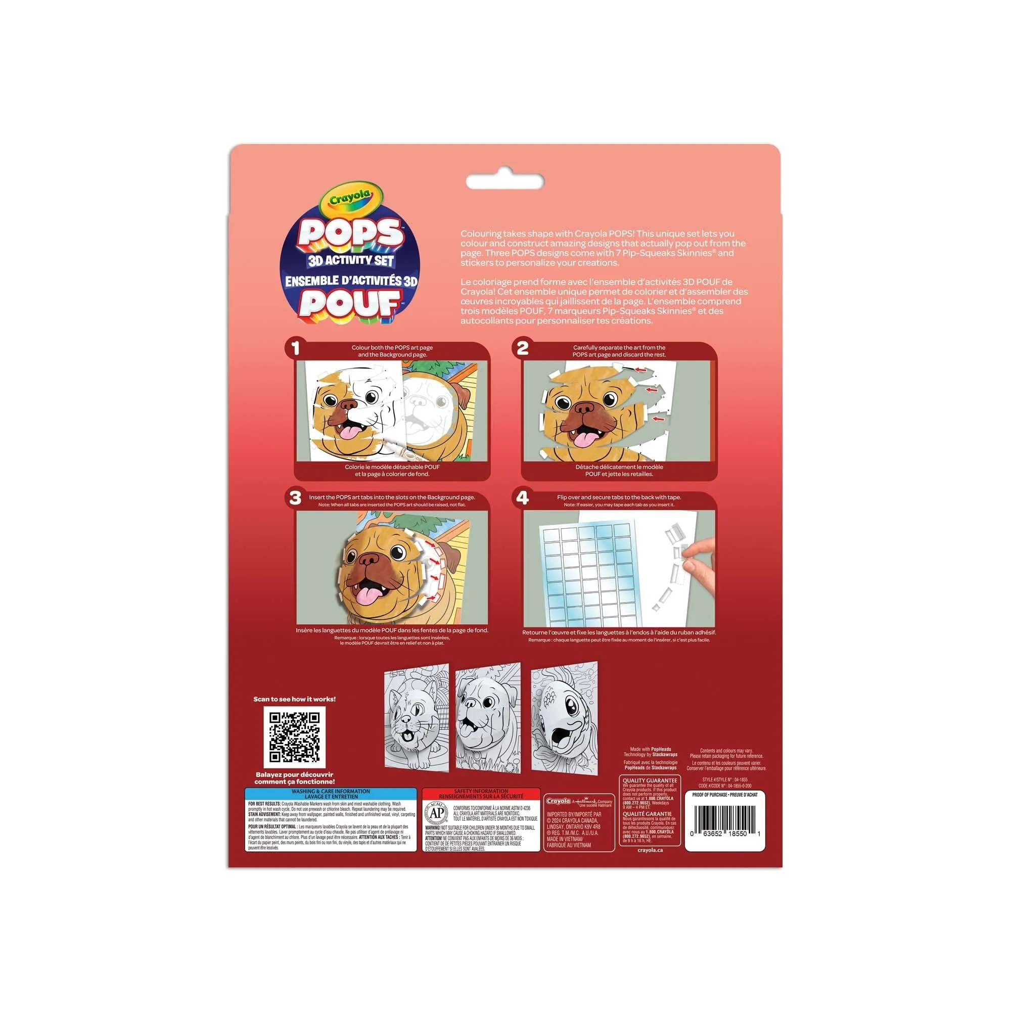 Pets, POPs Colour & Activity Box Kit