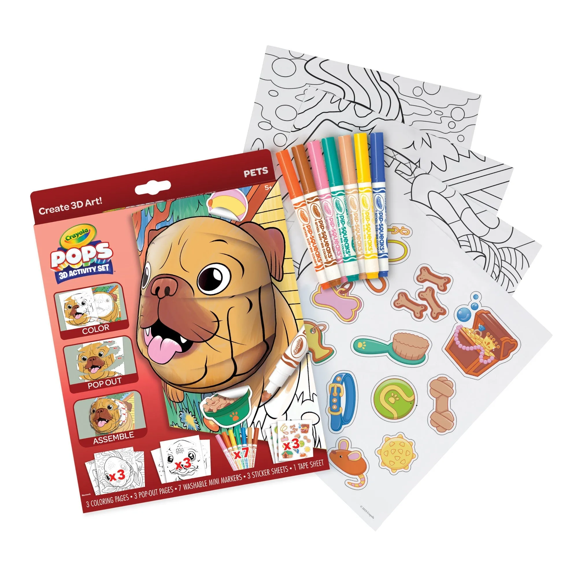 Pets, POPs Colour & Activity Box Kit