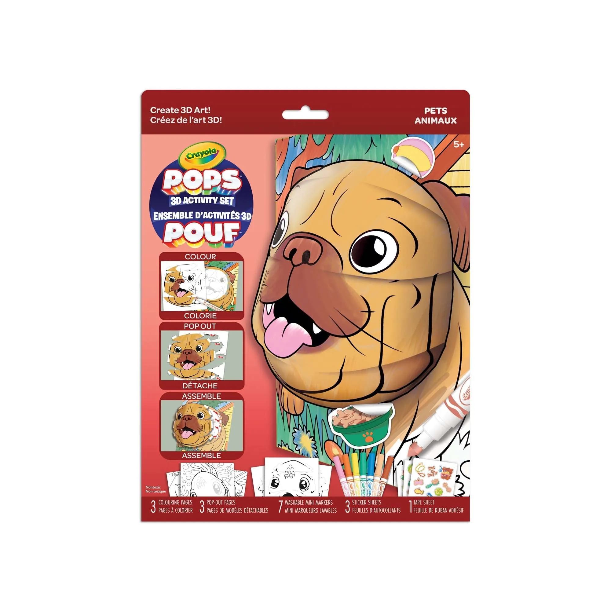 Pets, POPs Colour & Activity Box Kit
