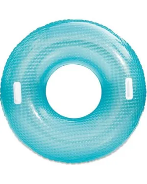 Play Day Inflatable Diamond Sparkles Tube - Blue