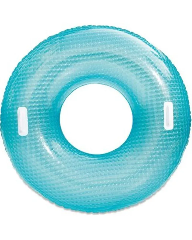 Play Day Inflatable Diamond Sparkles Tube - Blue