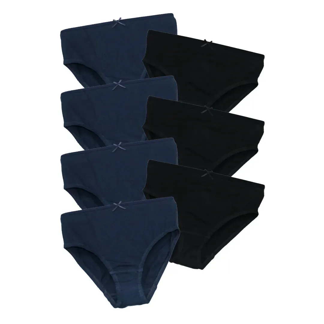 Power Of Choice Girl's Knickers | Free DIY Iron On Stickers | Soft Elastic At Waist | Full Hip Coverage | 7 Pack