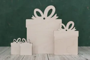 Presents - wooden craft blank - 4mm plywood