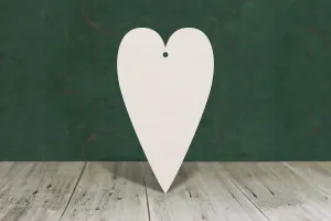 Primitive Heart (tall hearts) - 4mm Plywood