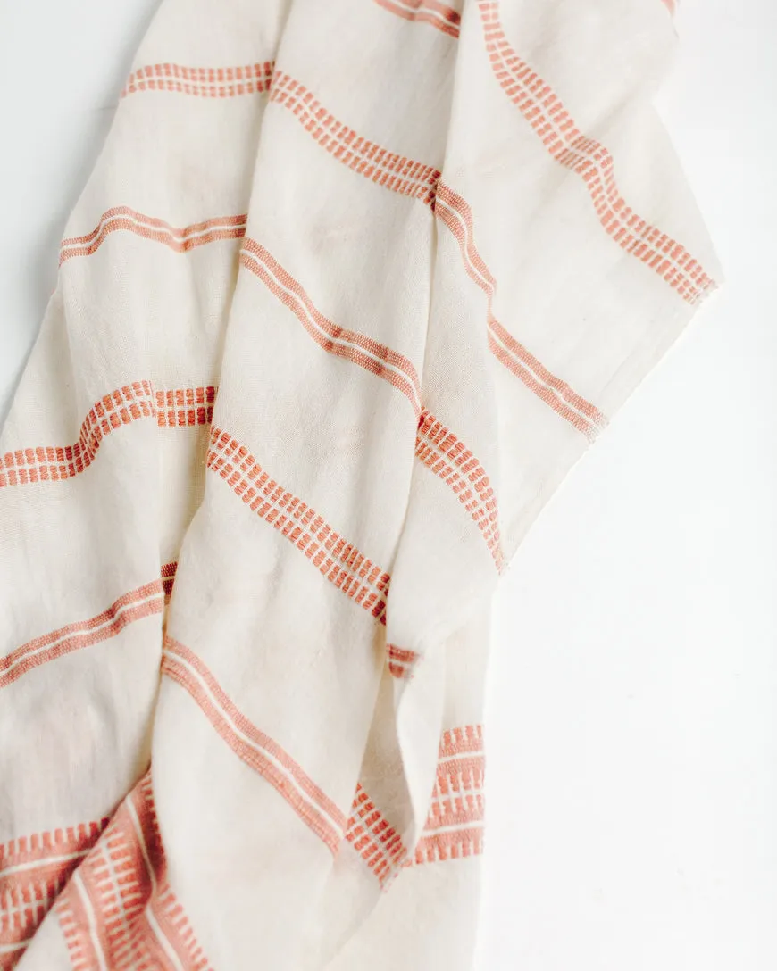 Pure Elegance: Handwoven Cotton Baby Swaddle