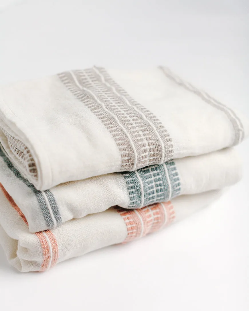 Pure Elegance: Handwoven Cotton Baby Swaddle