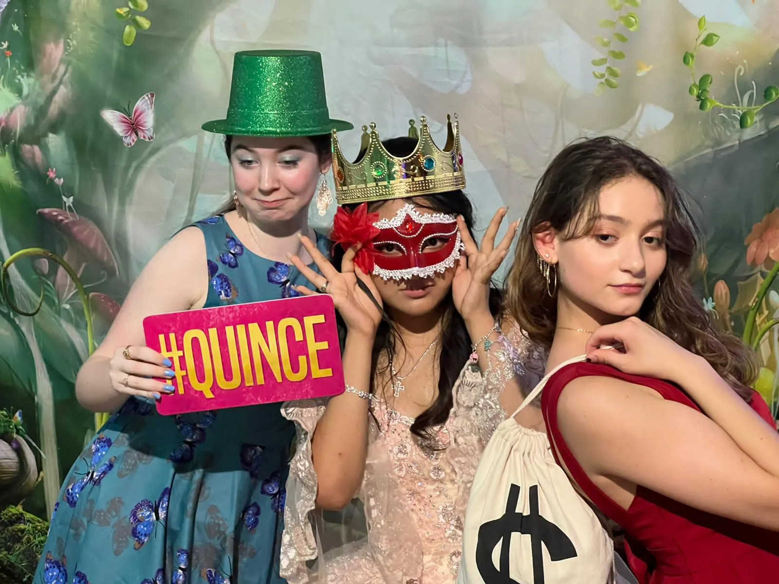 Quinceanera Themed Photo Booth Props in Spanish
