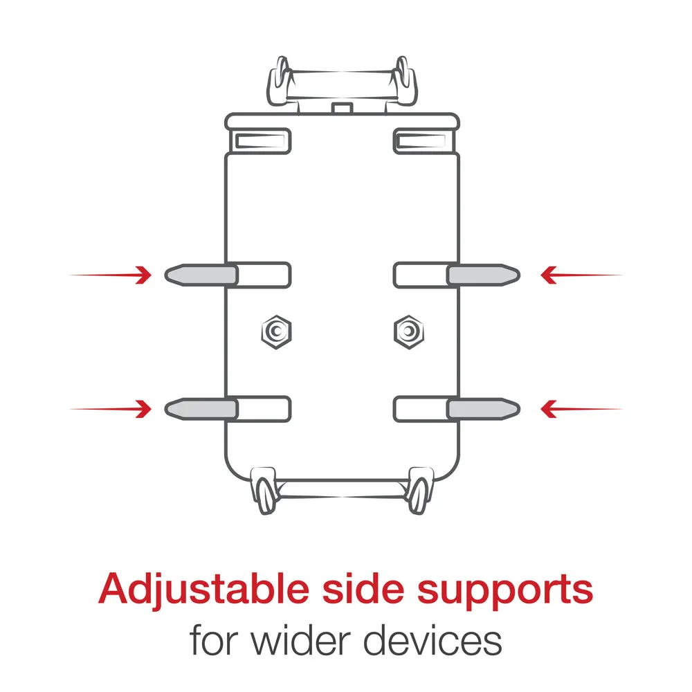 RAM® Quick-Grip™ XL Phone Mount with RAM® Tough-Strap™ Handlebar Base (RAP-B-460-A-PD4U)
