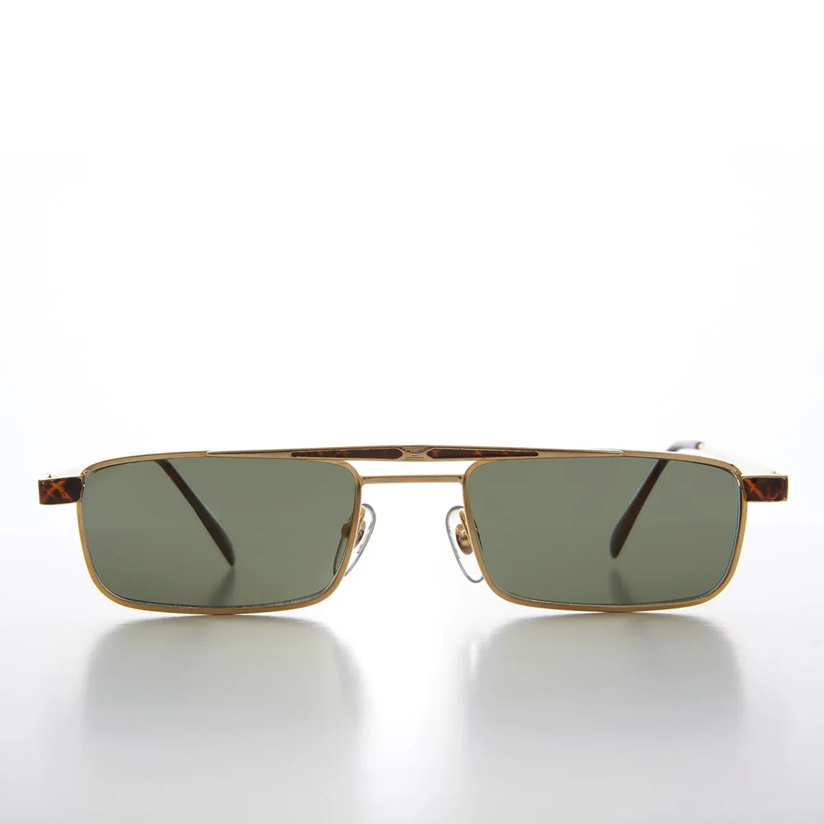 Rare 90s Rectangular Aviator Vintage Sunglass - Duke