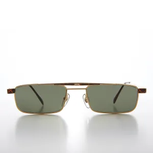 Rare 90s Rectangular Aviator Vintage Sunglass - Duke