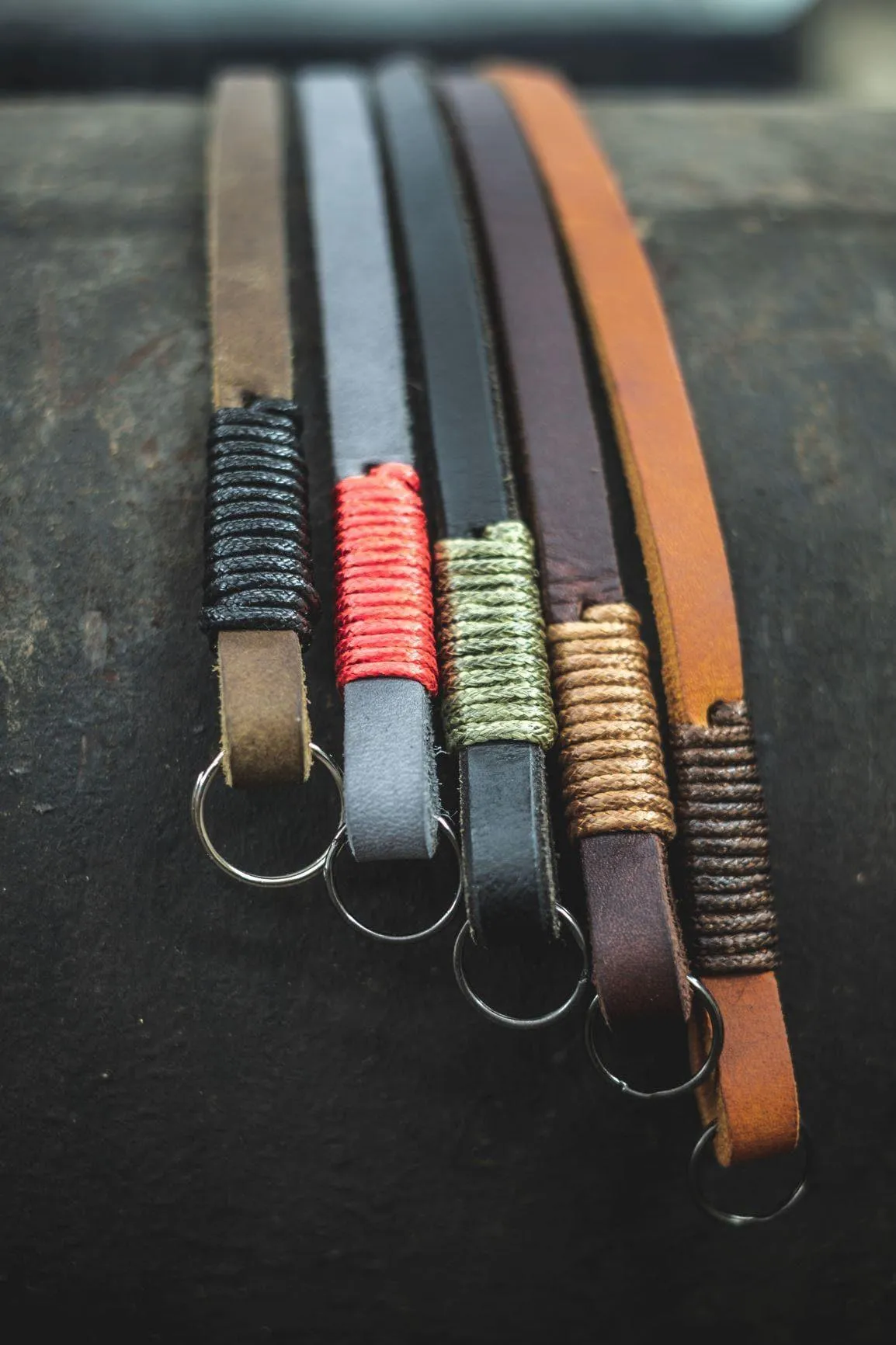 Real Pull-Up  Waxed Leather Camera Strap - Olive Green 10mm