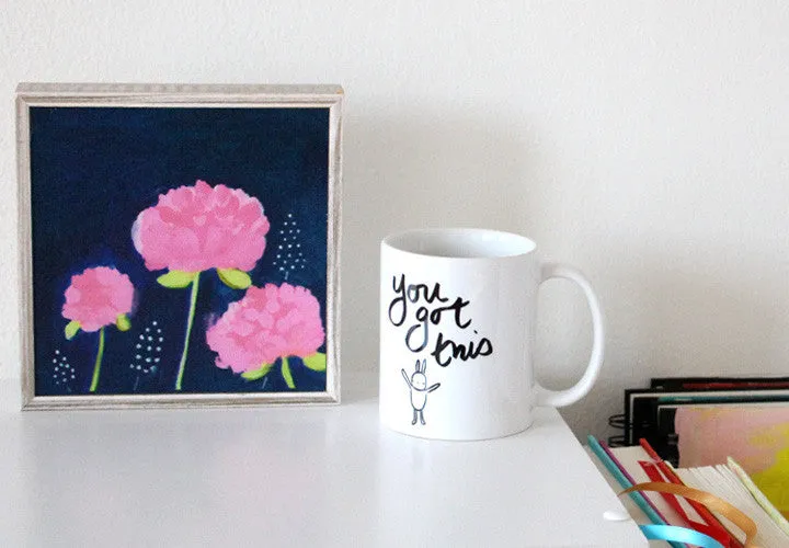 revel bouquet | mini framed canvas reproduction