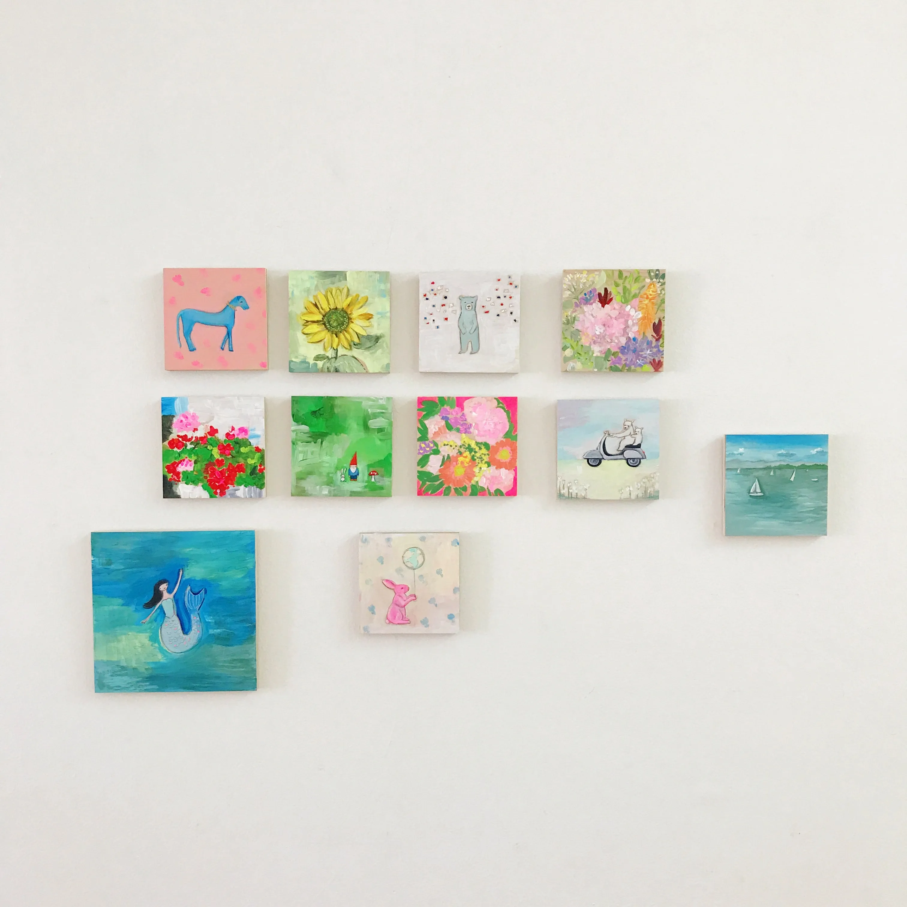 revel bouquet | mini framed canvas reproduction