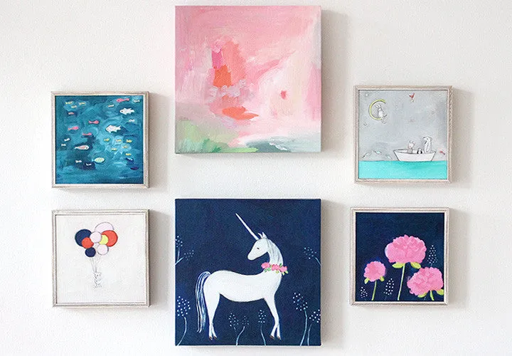 revel bouquet | mini framed canvas reproduction