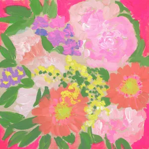 revel bouquet | mini framed canvas reproduction