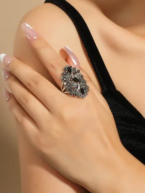 Rhinestone Dragonfly Decor Ring- FD ⚡