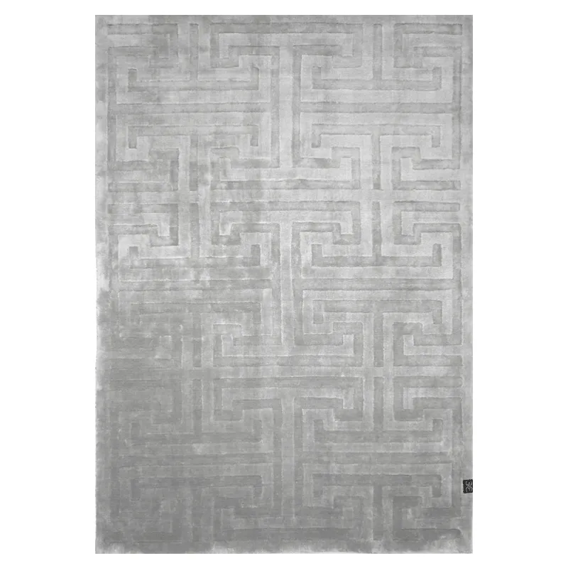 Rug Key Tencel Silver