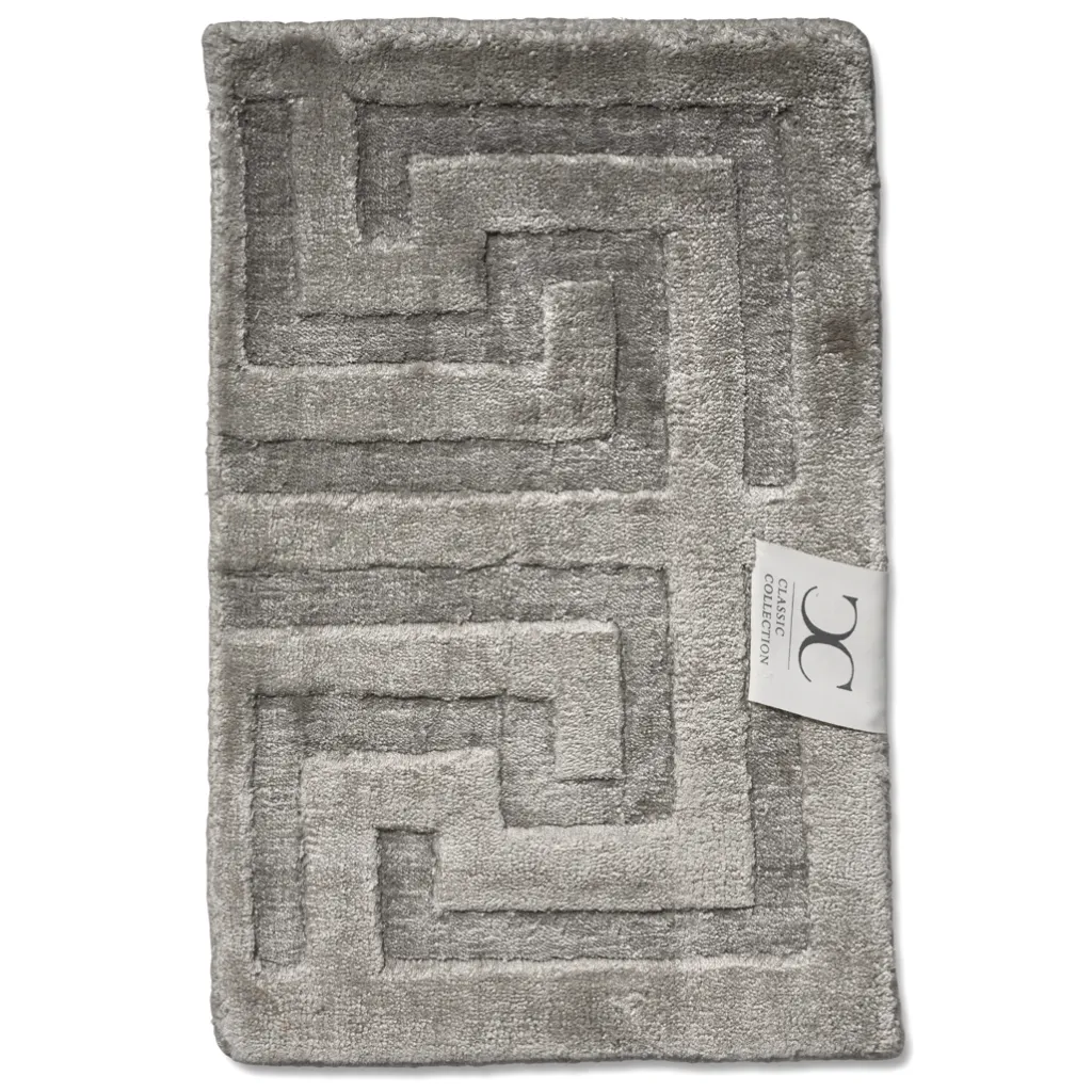 Rug Key Tencel Silver