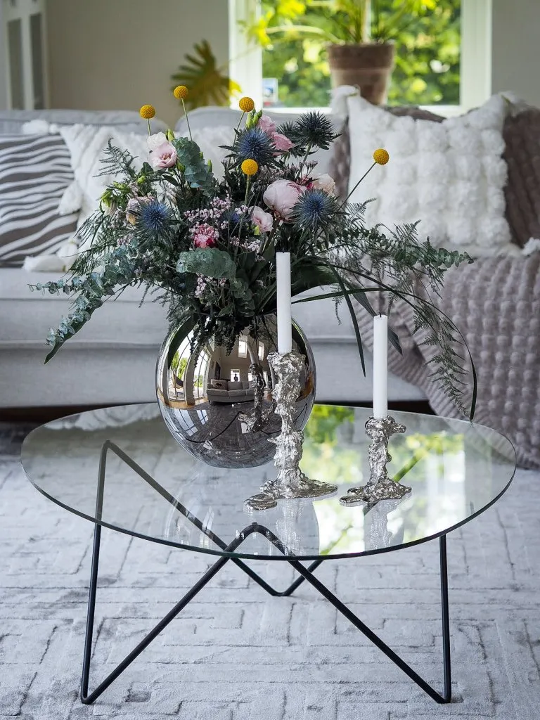 Rug Key Tencel Silver