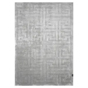 Rug Key Tencel Silver