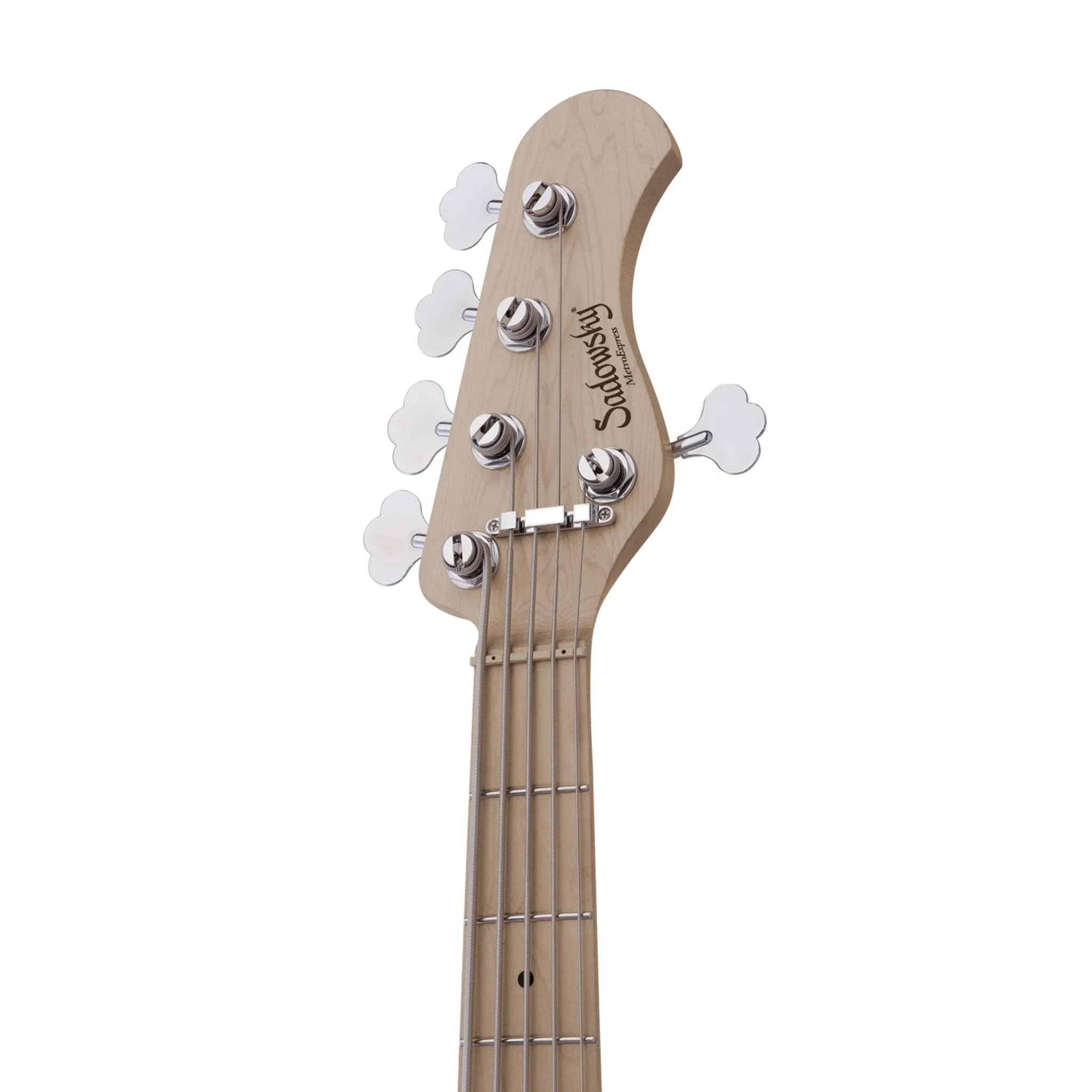 Sadowsky MetroExpress 21-fret Vintage JJ 5-String Bass Guitar, Maple FB, Black High Polish