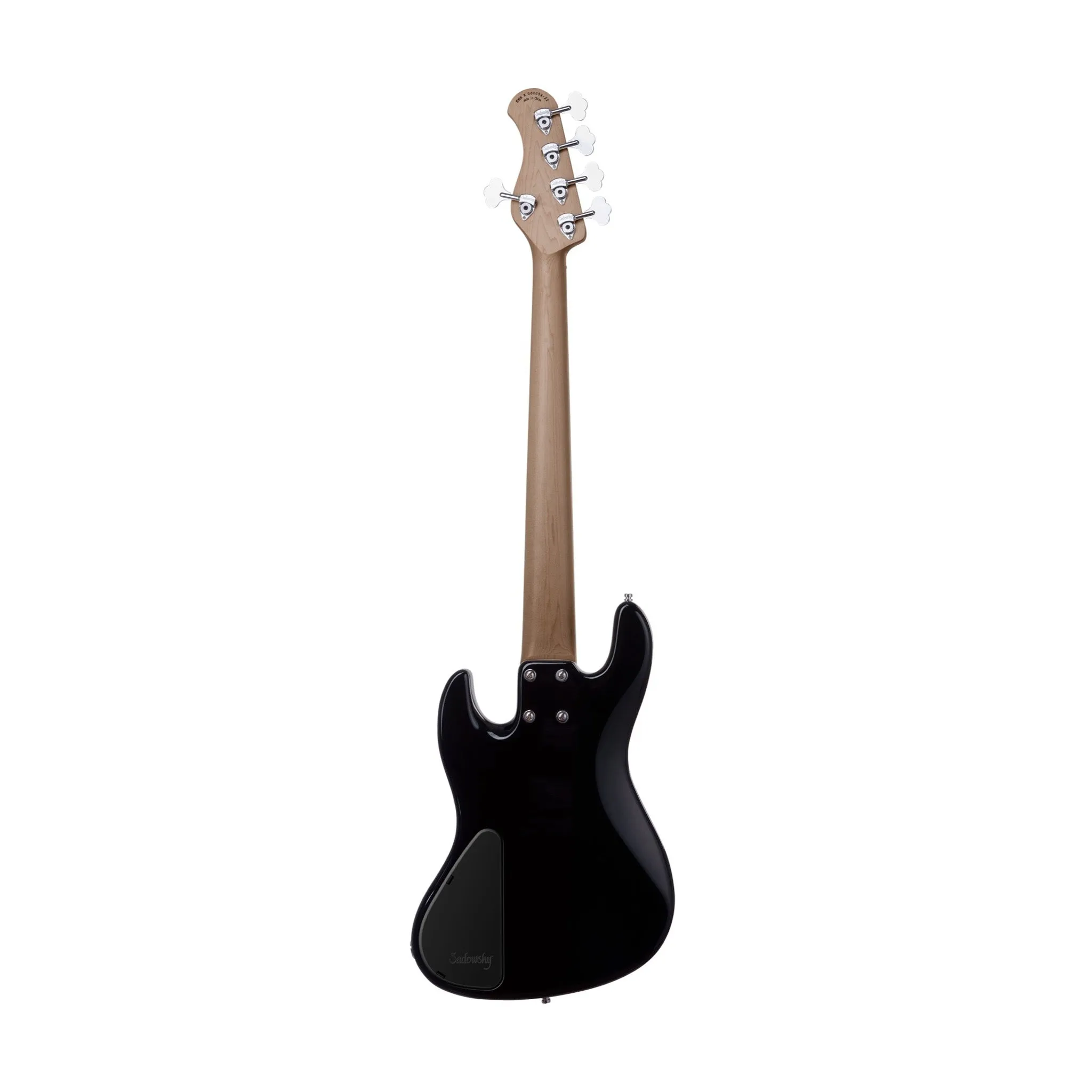 Sadowsky MetroExpress 21-fret Vintage JJ 5-String Bass Guitar, Maple FB, Black High Polish