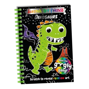 Scratch Art Friends: Dinosaurs
