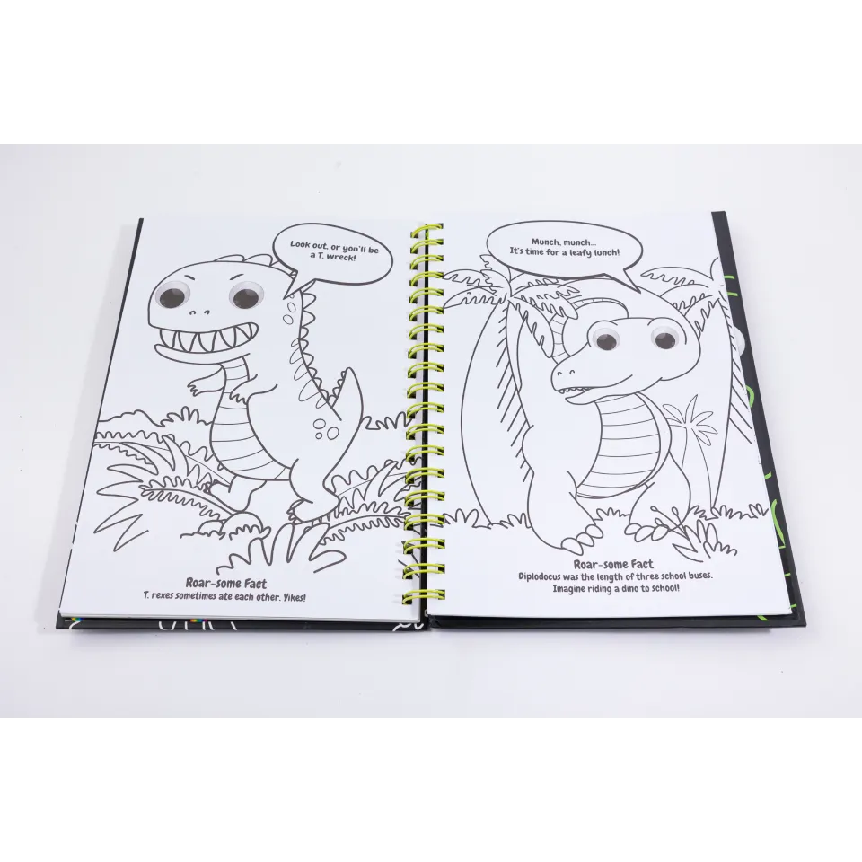 Scratch Art Friends: Dinosaurs