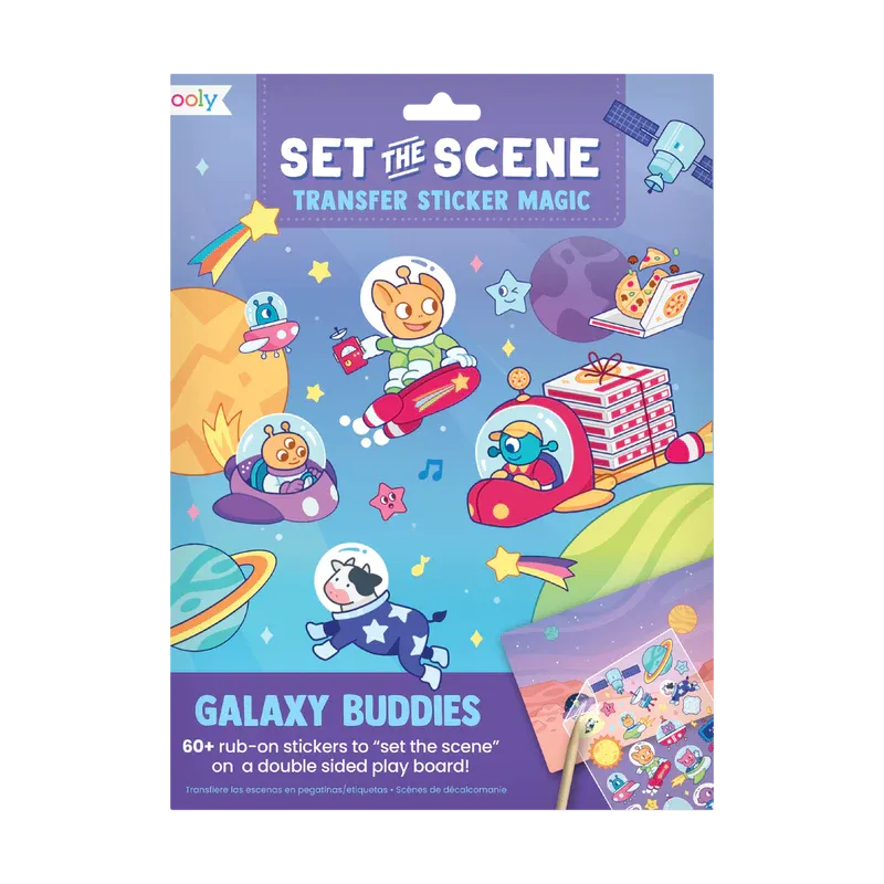 Set the Scene Transfer Stickers Magic - Galaxy Buddies