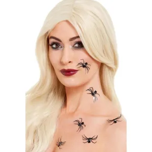 Smiffys Make Up Fx, 3 D Spider Stickers
