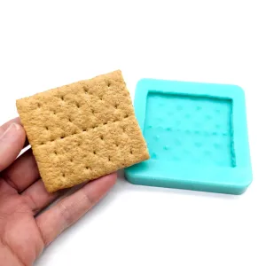 S'mores Graham cracker mold chocolate and/or Marshmallow Silicone mold Bundle option Mold for Wax,  Mold for Resin