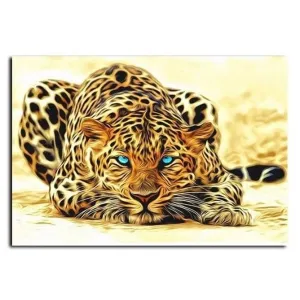 Sneaking Leopard | Number Painting