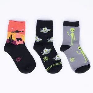 Sock it to Me Area 51 Crew Sock 3pack - Junior