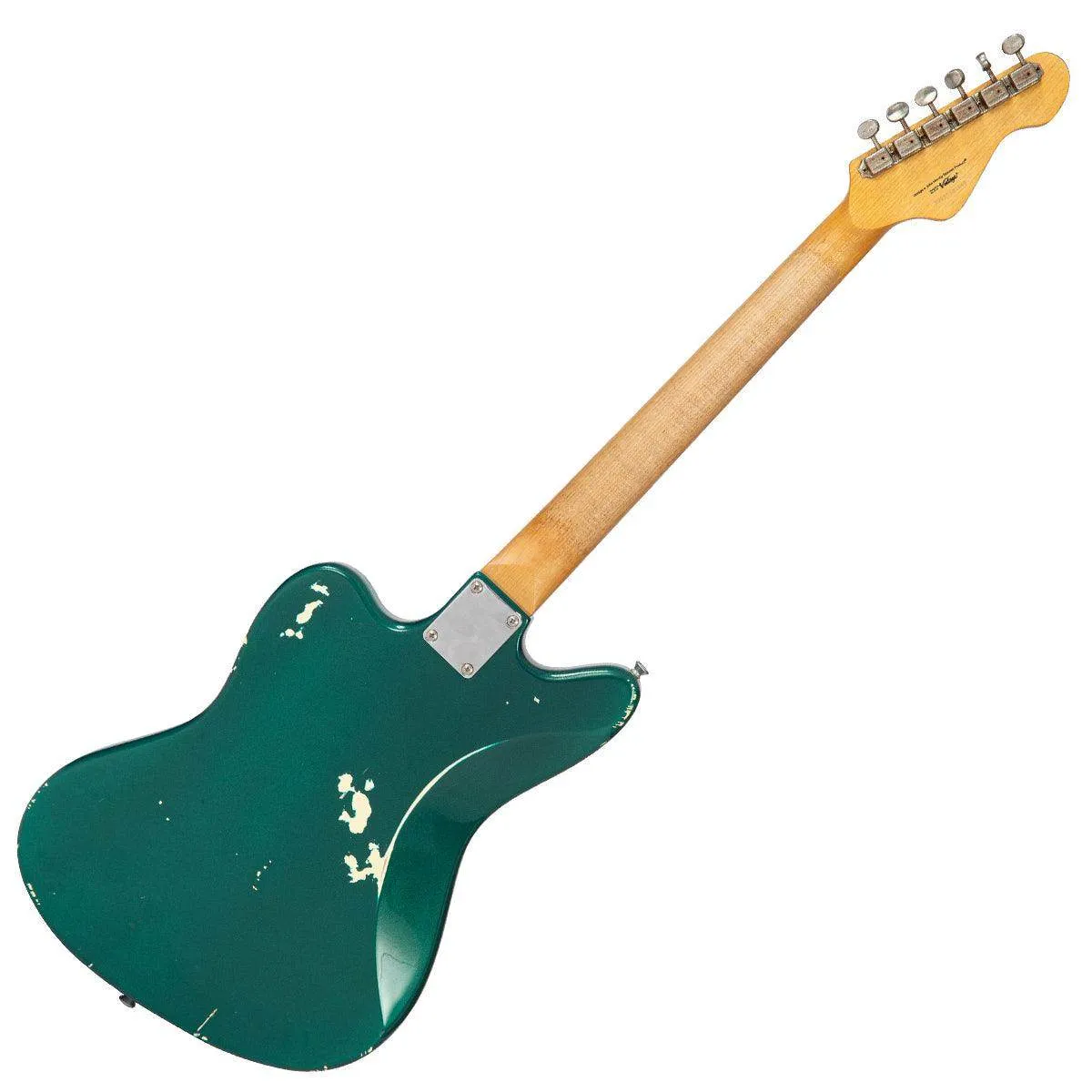 SOLD – Vintage ProShop Custom-Build V65 Electric Guitar ~ Distressed Racing Green