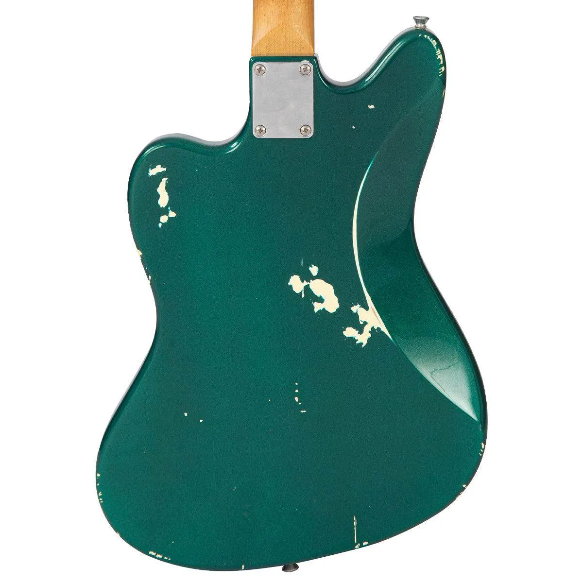 SOLD – Vintage ProShop Custom-Build V65 Electric Guitar ~ Distressed Racing Green