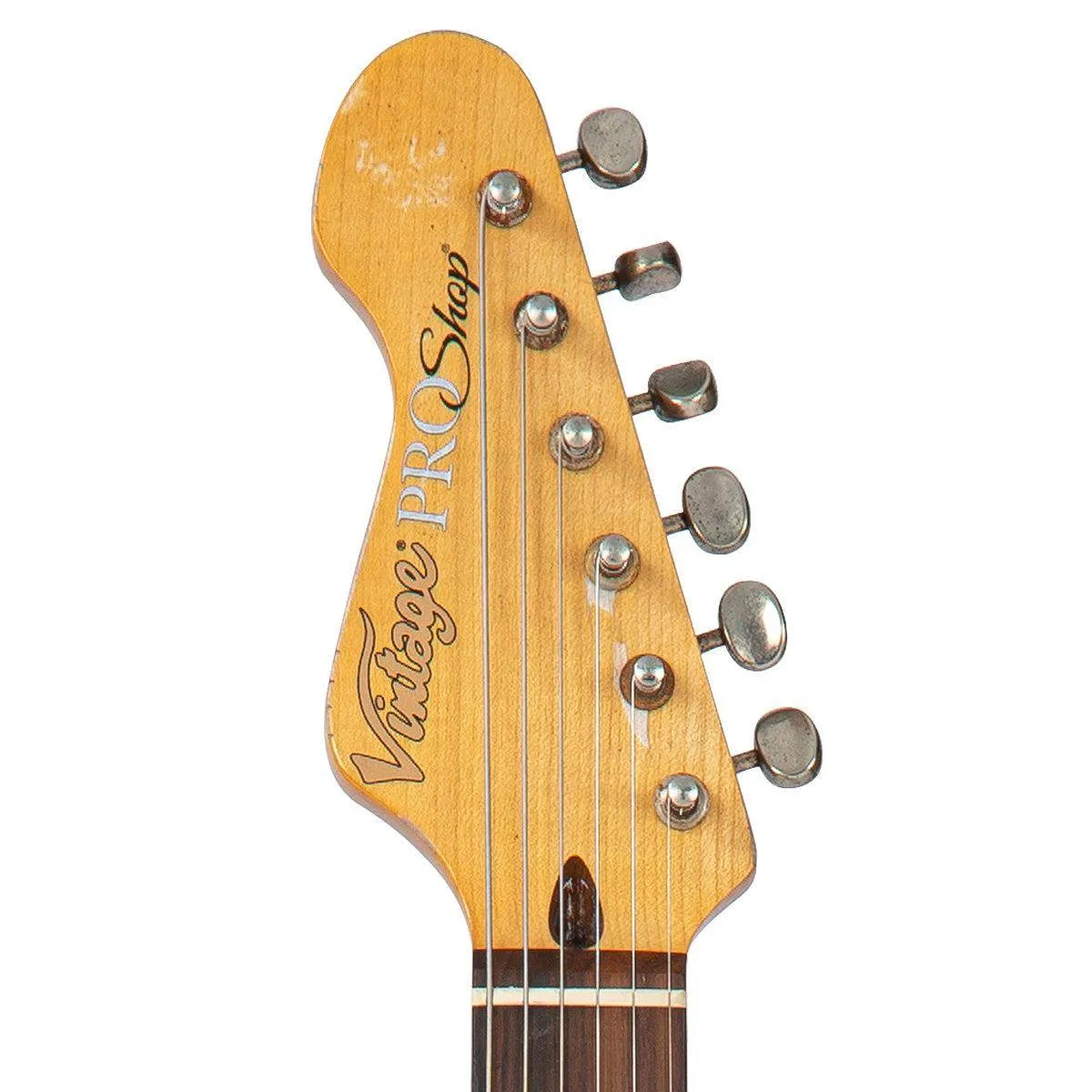 SOLD – Vintage ProShop Custom-Build V65 Electric Guitar ~ Distressed Racing Green