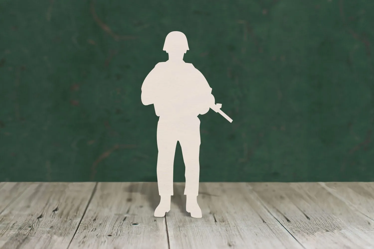 Soldier wooden craft shape - plywood